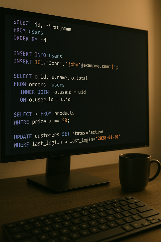 SQL Öğrenmek: Myeduco ile Başlangıçtan Uzmanlığa Adım Adım Rehber 2 %filename MyEduco