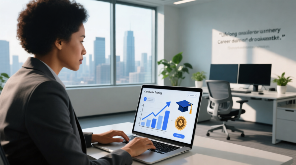 online eğitim ile mesleki gelişim fırsatları