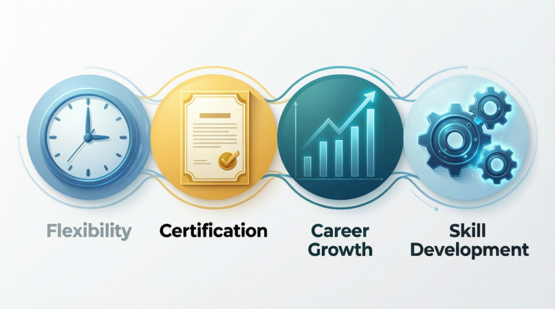 mesleki eğitim online programlarının avantajları