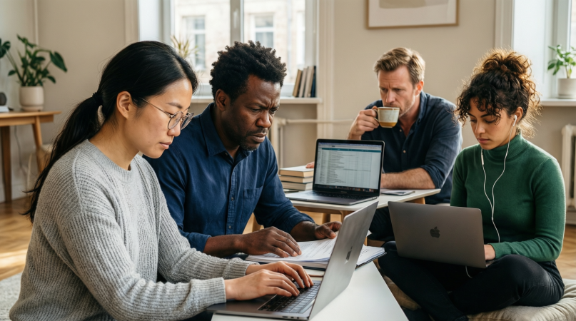 Online mesleki eğitim alan öğrenciler ve çalışanlar